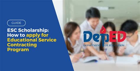 ESC Scholarship: How to apply for ESC program .